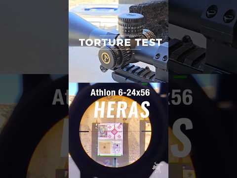 Athlon Heras torture test #pewpew #cyclops #riflescopeforhunting  @Athlonoptics
