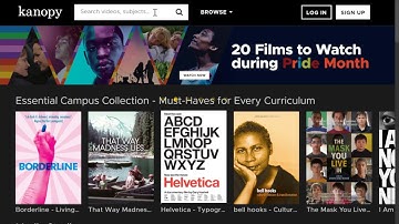 Finding and Requesting Kanopy Videos (Faculty)