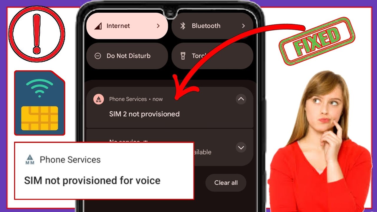 วิธีแก้ไขปัญหา SIM not Provisioned | แก้ไขข้อผิดพลาด SIM not ...