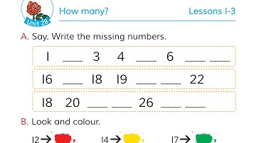 Class 2 English Unit 28: How many (Book 2020)
