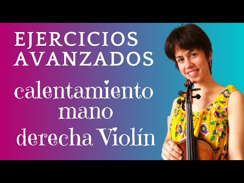 Ejercicio calentamiento mano derecha violín