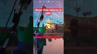 Boom Bow Returns In Br