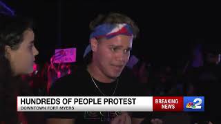 Cuban protests continue throughout Florida