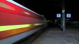 Thunderstorm At Midnight!!Red Devil WAP-4 Ranchi Rajdhani Attacks Saidraja At 130Kmph!!!