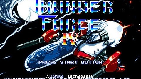 Thunder Force IV Intro - Sega Megadrive (HD)