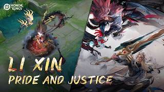 Pride and Justice Li Xin | Skin Showcase Shorts | Honor of Kings
