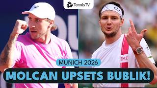 World No. 166 Molcan Upsets Bublik Munich 2026 Highlights
