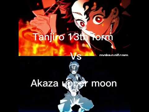 Tanjiro 13 Form Vs Akaza 