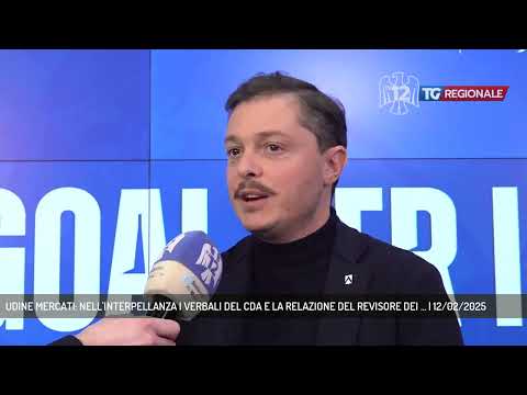 UDINE MERCATI: NELL'INTERPELLANZA I VERBALI DEL CDA E LA RELAZIONE DEL REVISORE DEI ... | 12/02/2025