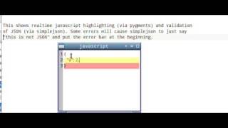 realtime JSON validation using simplejson Profile