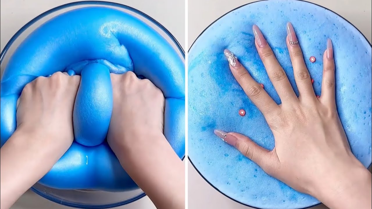 Slow Slime Most Relaxing and Satisfying Slime Videos #184 //Fast Version ...