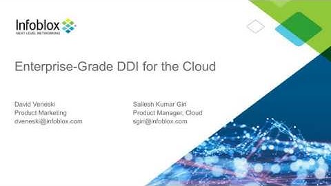Enterprise Grade DDI for Hybrid Clouds