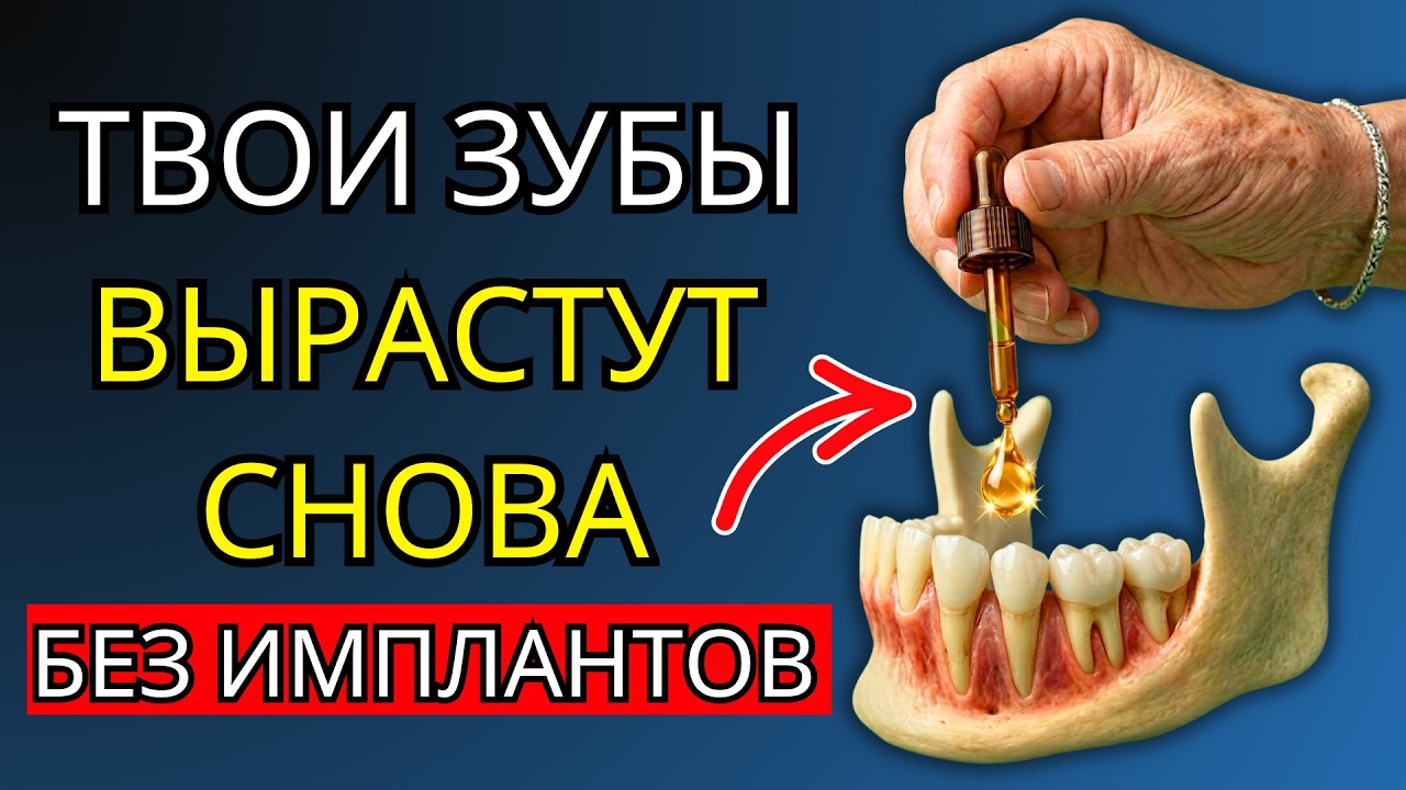 Это позволяет ЗУБАМ снова РАСТИ без имплантов (Японские учёные это обнаружили)