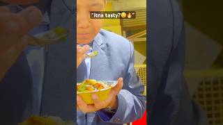 School se aate hi Samosa Chaat pe toot pade 🤤🔥 #shorts