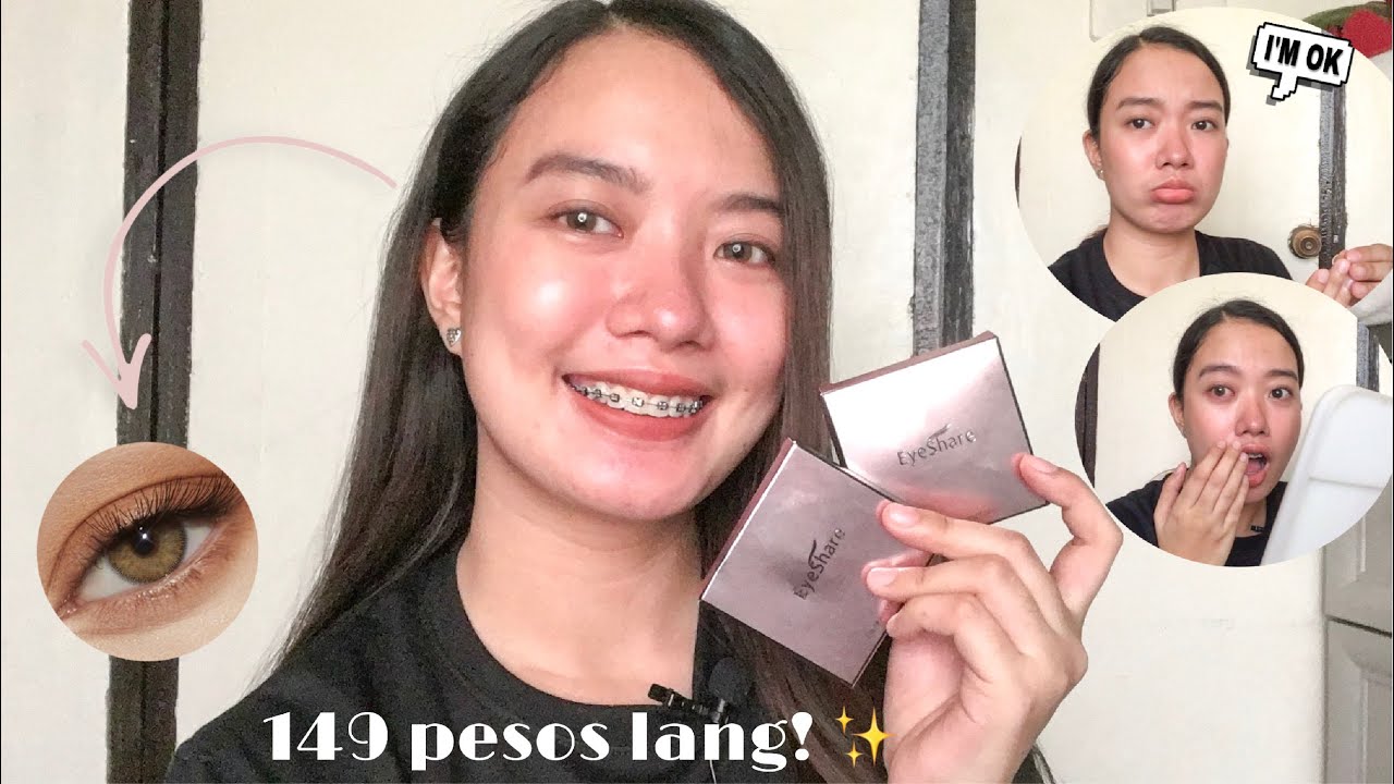 FIRST TIME WEARING CONTACT LENS! ✨ | ItsJoanna