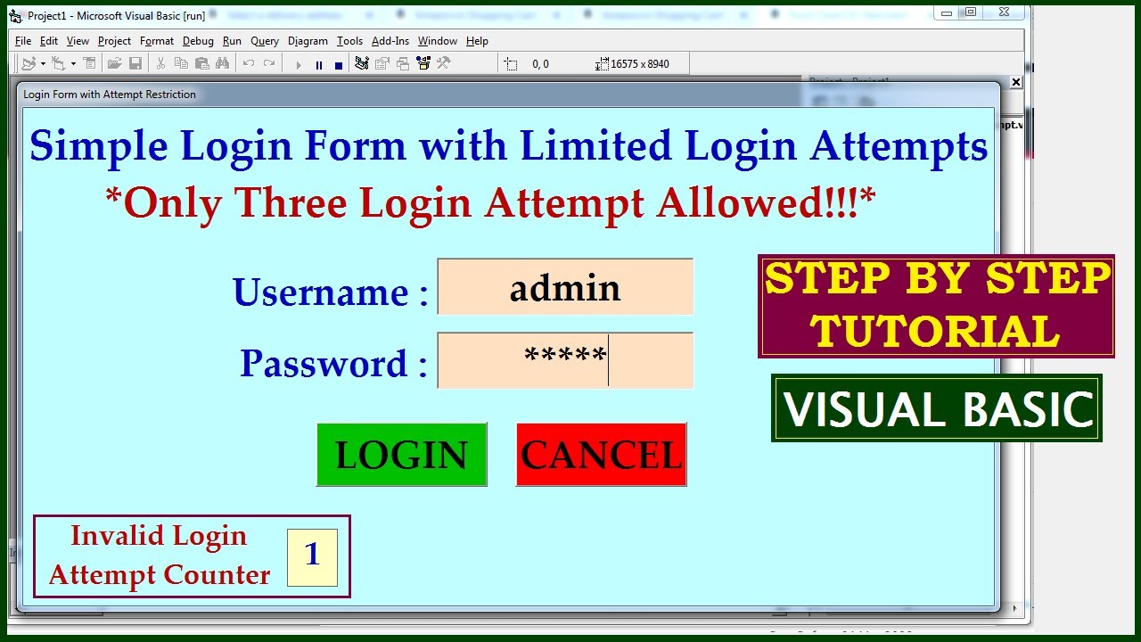 Login limited. Simple login.