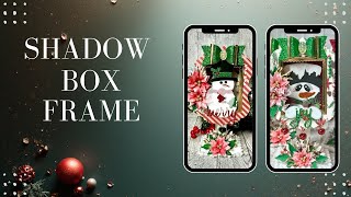 Christmas Shadowbox Frame Decor