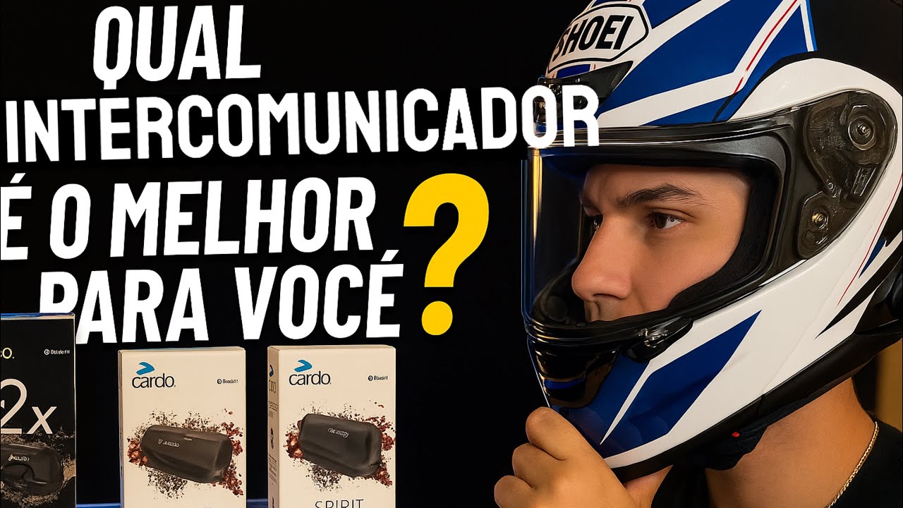 Qual Intercomunicador Cardo Escolher? Comparativo COMPLETO da Linha Cardo 2025