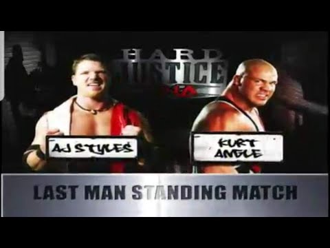 AJ Styles vs Kurt Angle - Hard Justice 2008