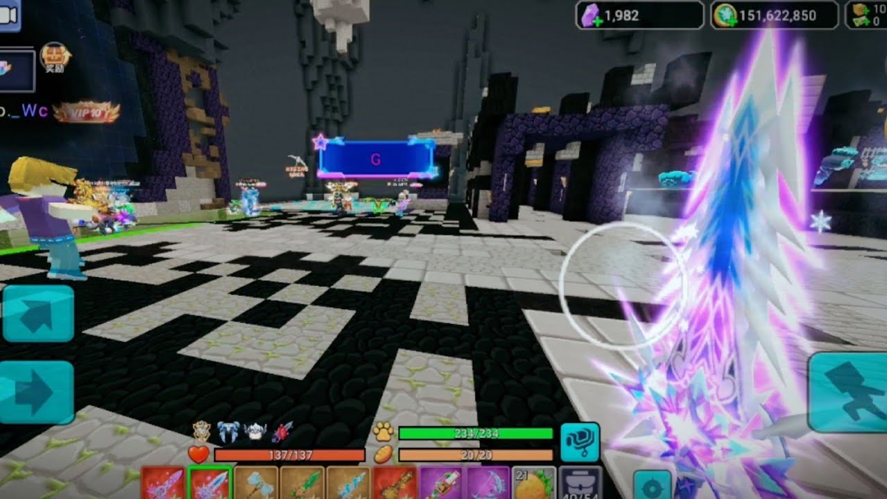 2v2 In Blockman go SkyBlock 💀💀