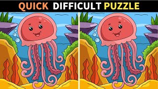 【Spot the difference】Difficult🚨 Only genius can find 3 differences | Japanese Puzzle