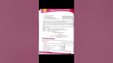 Class 7| Chapter 3 Formula and Functions