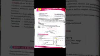 Class 7| Chapter 3 Formula and Functions