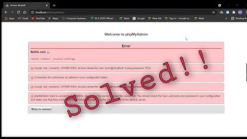 [Solved](HY000/1045): Access denied for user 