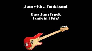 Backing Track-BASS-Funk in F# chords