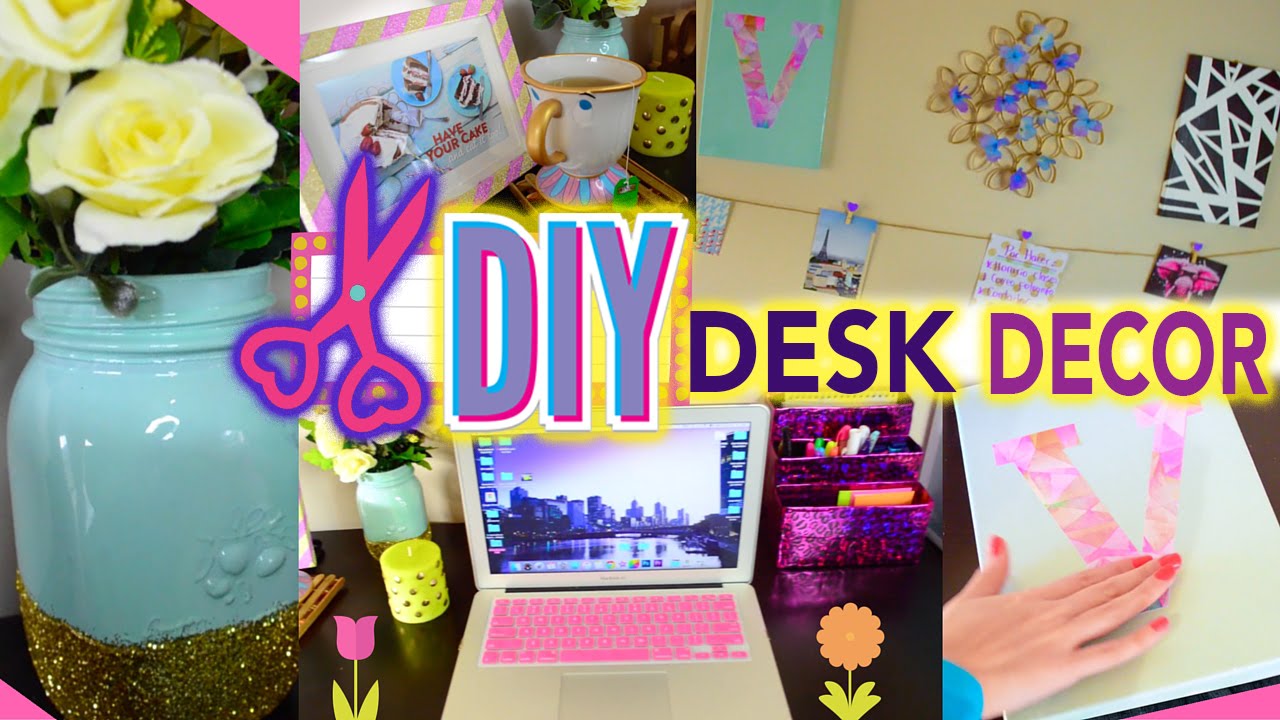 DIY ✂️🎨 Decora y organiza tu escritorio ♥ Verosulbaran