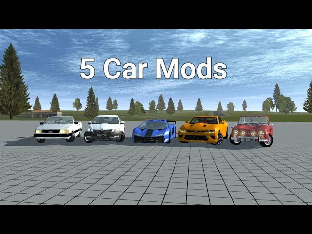 7 Car Mods  Simple Car Crash Physics Simulator 