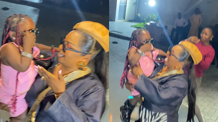 LAIDE BAKARE CARRIED ANTY AJARA AT QUEEN LATEEFAH MOVIE PREMIERE