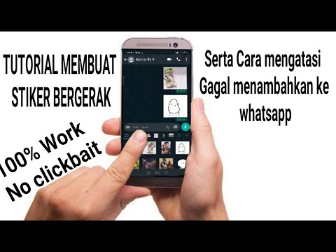 Tutorial Cara menambahkan membuat  stiker  bergerak  ke 