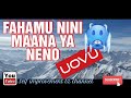 FAHAMU NINI MAANA YA NENO UOVU