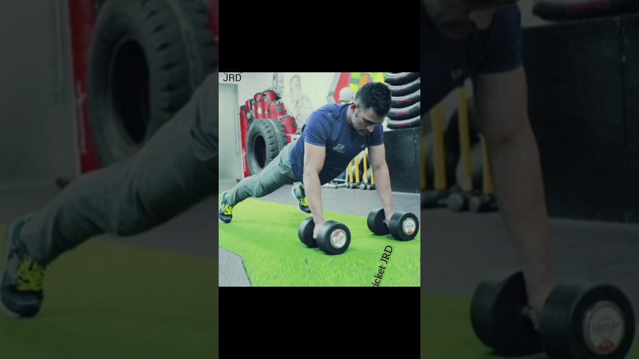 MS Dhoni workout | MSD at gym