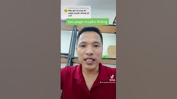 Tạo fanpage truyền thống được