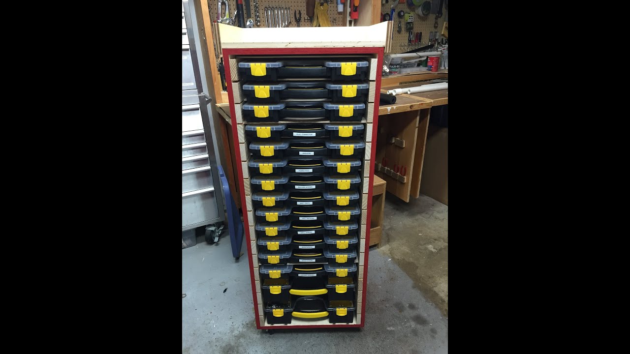 Making a Small Parts Storage Rack 