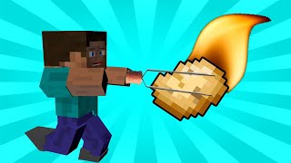 How to make a hot potato in Minecraft (Minecraft meme)