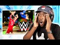 Reacting to WWE Moves at the Trampoline Park