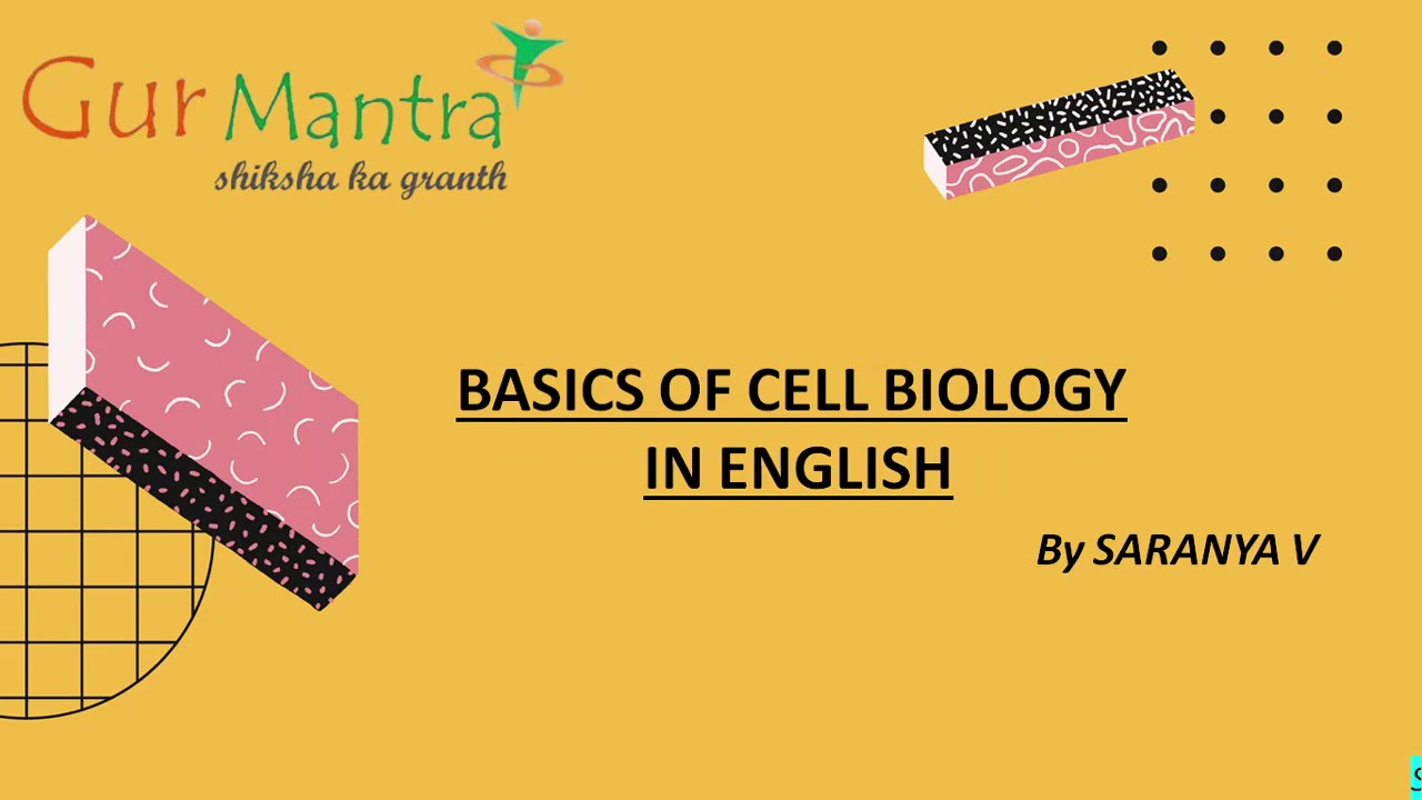 IMPORTANT CONCEPTS OF CELL BIOLOGY | BASICS OF CELL BIOLOGY | GATE BT | CELL BIOLOGY | GURMANTRA