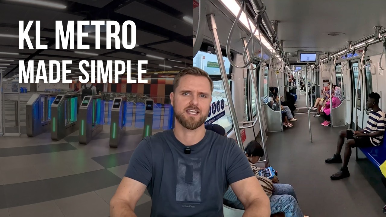 My First Time Using the Kuala Lumpur Metro 🇲🇾 | MRT Guide, Tickets & Public Transport in KL