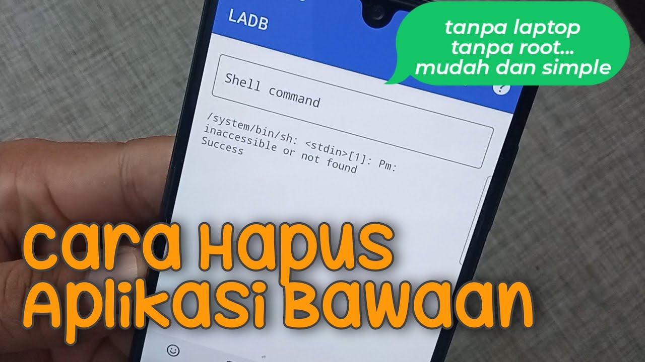 Cara Menghapus Aplikasi Bawaan Tanpa Root & Laptop Android 11 di HP ...