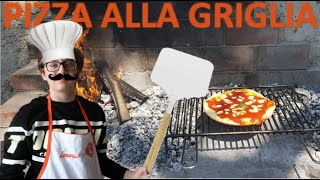 PIZZA alla GRIGLIA (sulla brace) | LeoM - YouTube