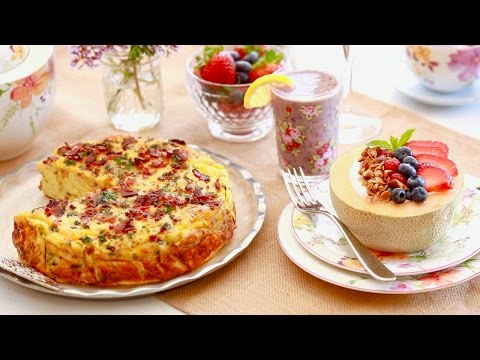 3-Course Mother's Day Brunch (Strata, Smoothie & Breakfast Parfait) Bigger Bolder Baking