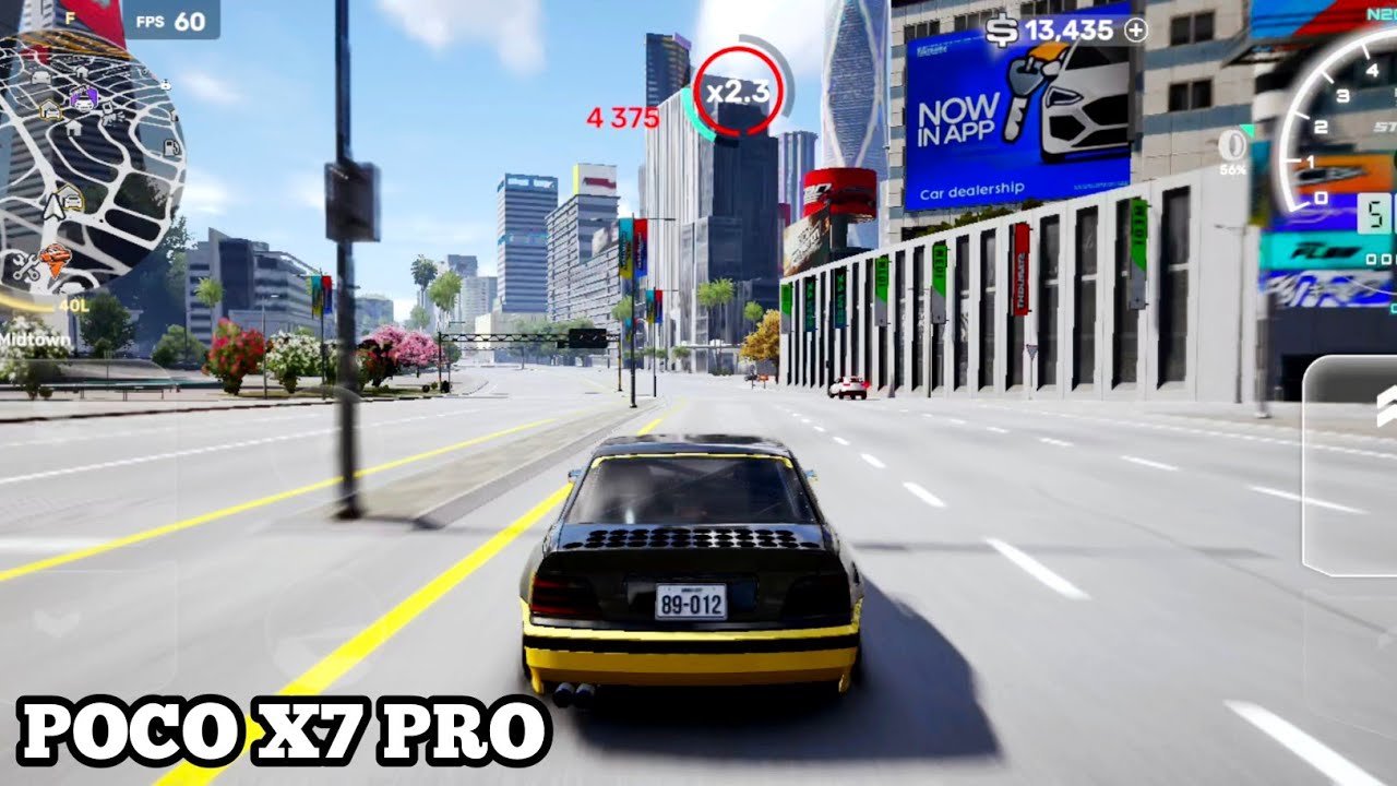 CarX Street Gameplay Test On Poco X7 Pro All High Setting 60 FPS Crazy Result Nakhda Gaming 