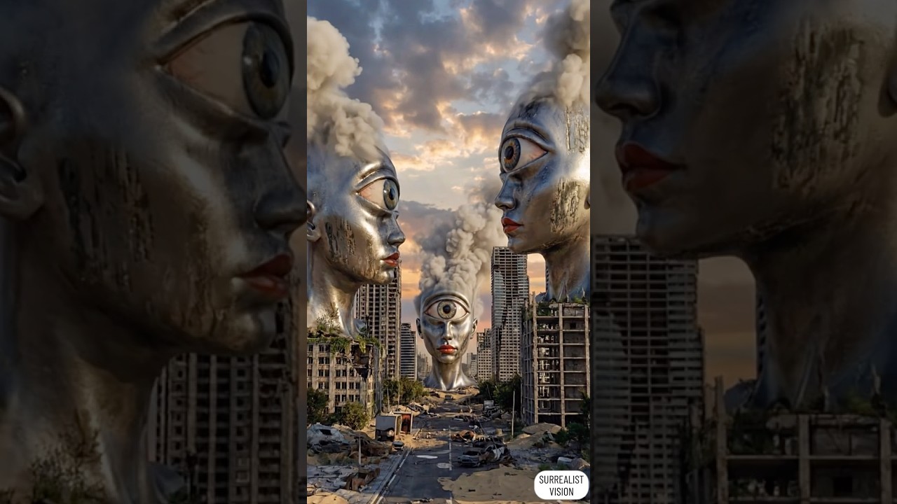 Surrealist Vision - They Are Watching You - AI Art Video 