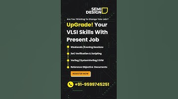 Upgrade your Skills For VLSI #semiconductorindustry #vlsi #vhdl #systemverilog #fpga #vlsitraining