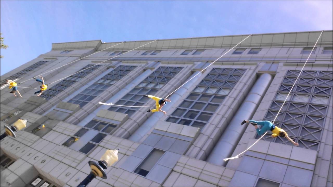SF Public Library aerial dance