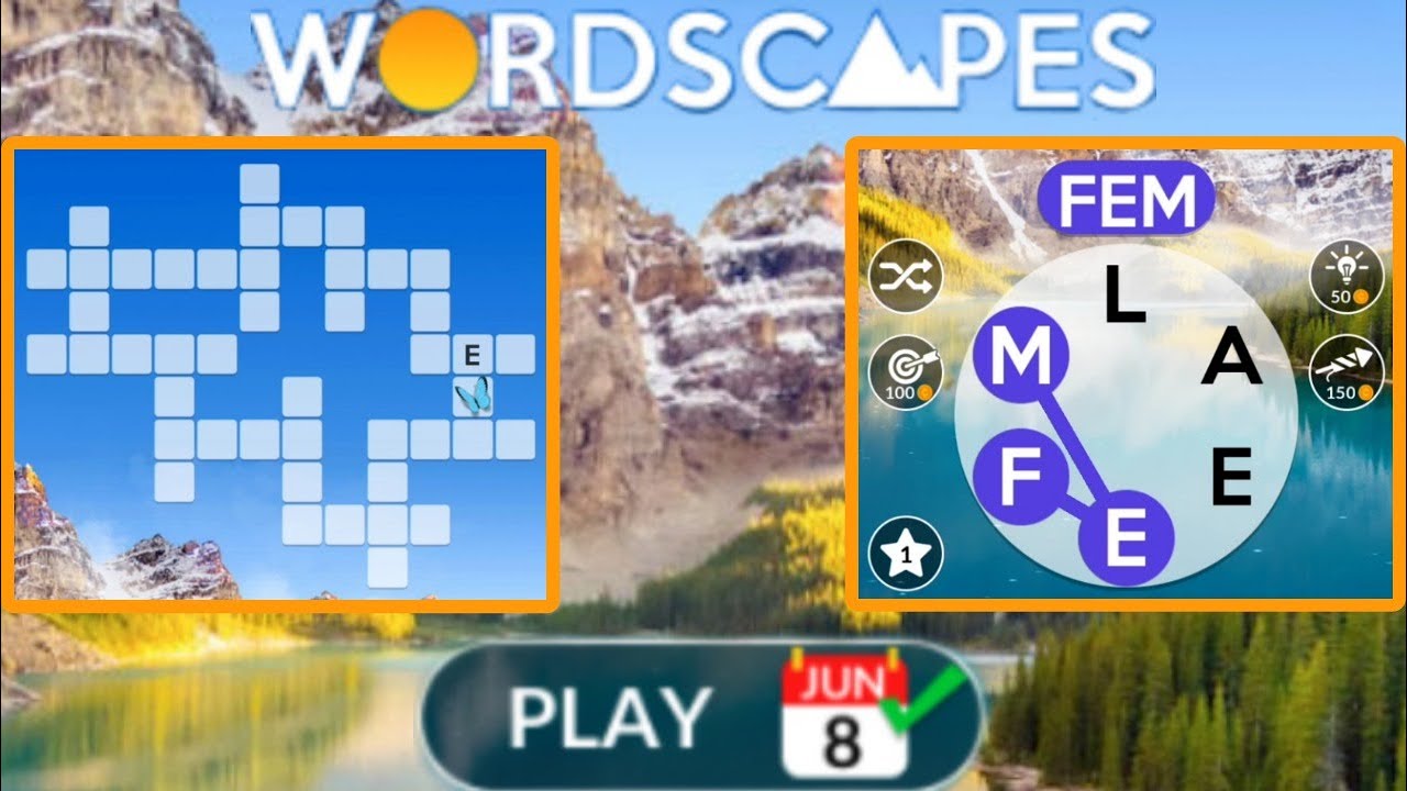 Wordscapes Daily Puzzle June 8, 2023 YouTube