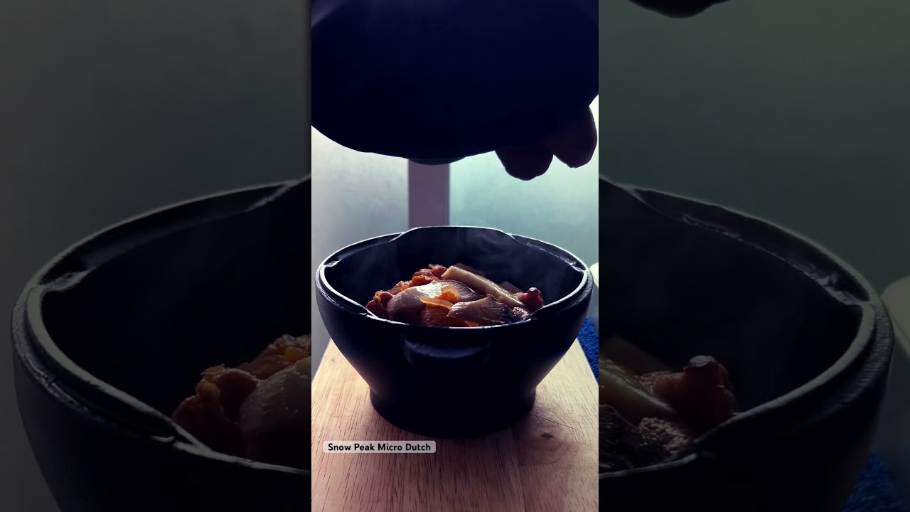 Cooking with Snow Peak Micro Dutch 